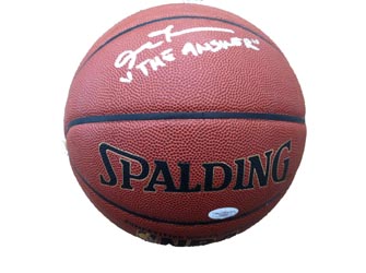 Allen Iverson Signed Basketball insc "The Answer" JSA COA